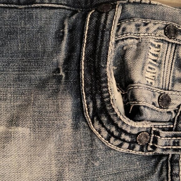 Frankie Malone Jeans women's 38 denim blue bootcut - Picture 6 of 16